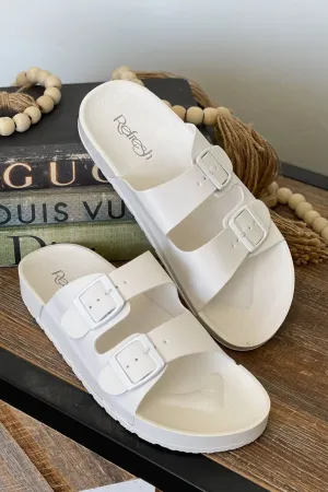 Beach Life Sandals: White