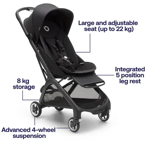 Bugaboo Butterfly Black/Desert Taupe