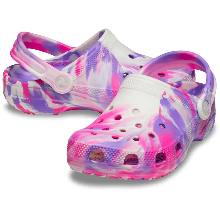 Crocs Classic Glow Marbled Toddler Clog