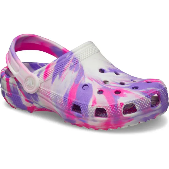 Crocs Classic Glow Marbled Toddler Clog