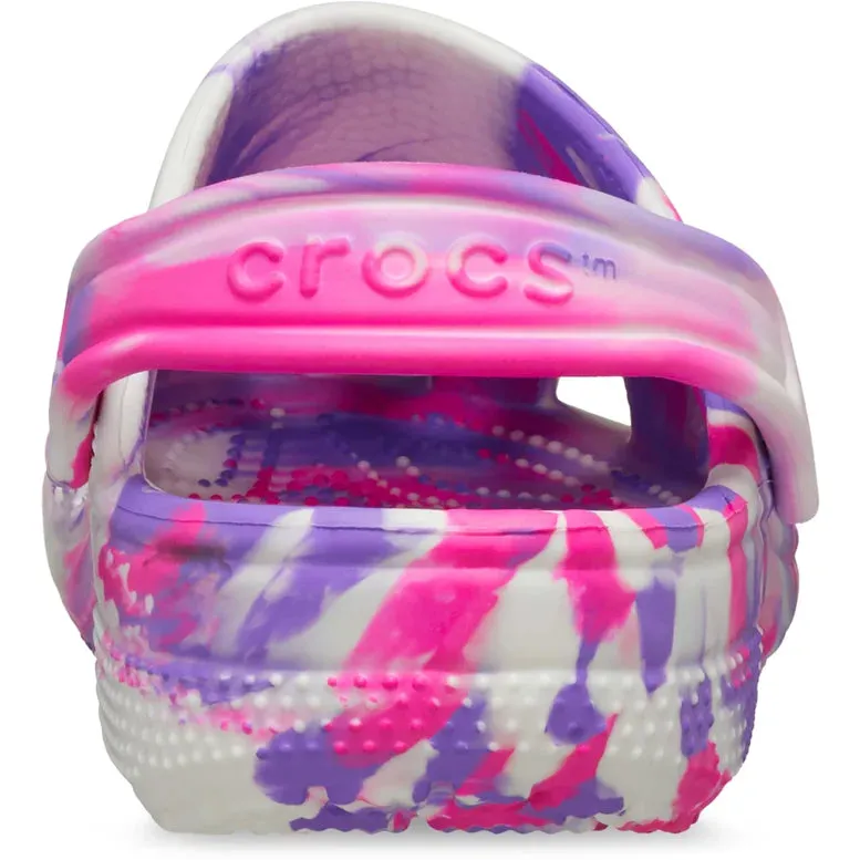 Crocs Classic Glow Marbled Toddler Clog