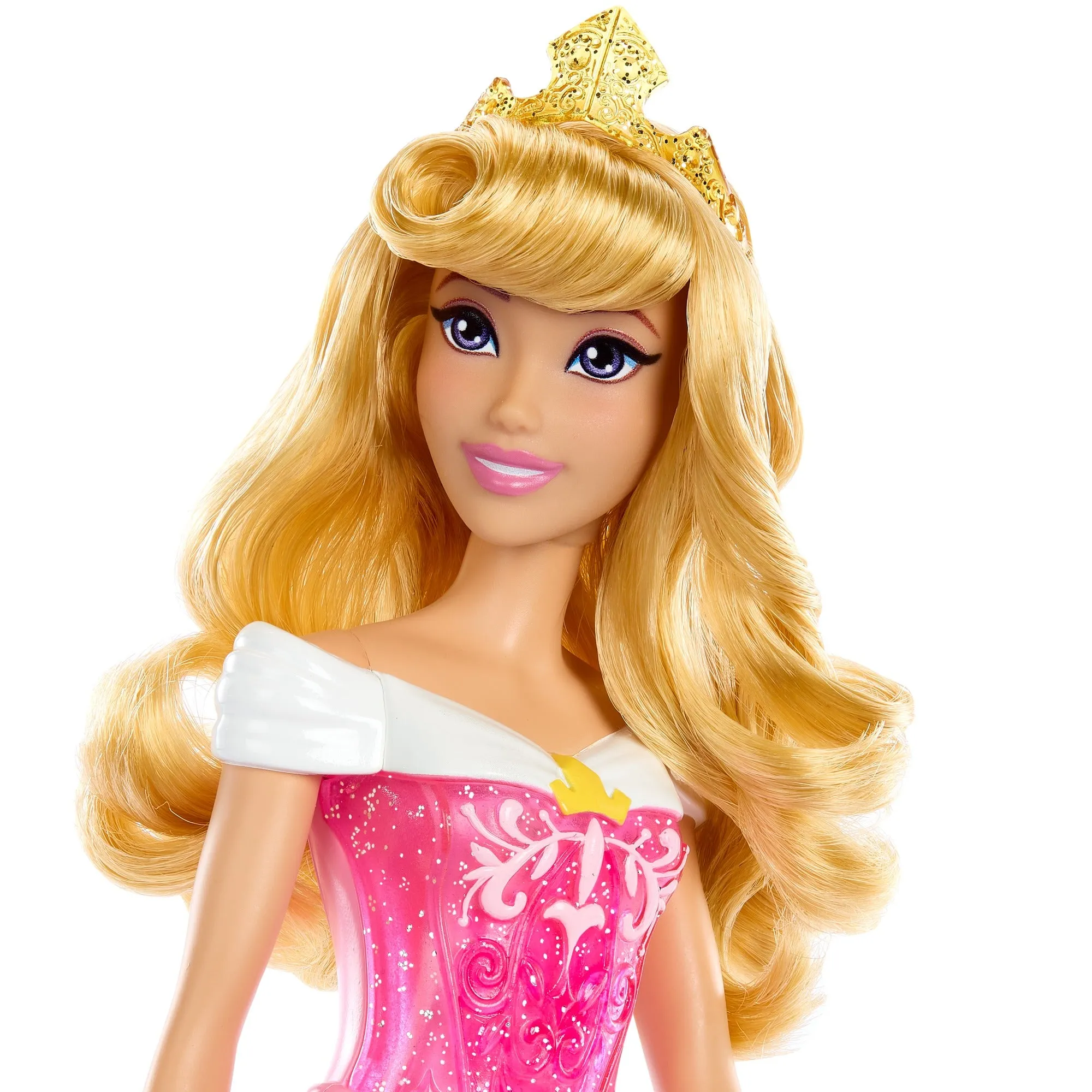 Disney Princess Aurora Posable Fashion Doll with Sparkling Clothing and Accessories for Kids Ages 3 