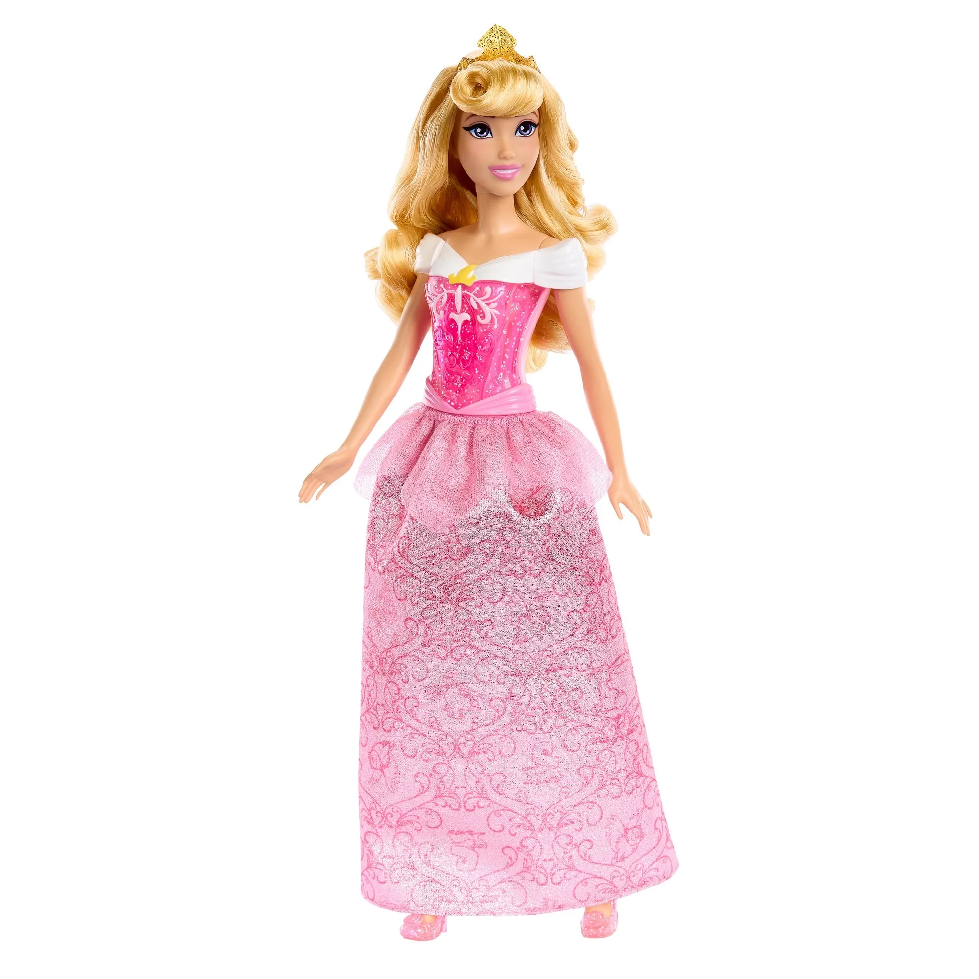 Disney Princess Aurora Posable Fashion Doll with Sparkling Clothing and Accessories for Kids Ages 3 