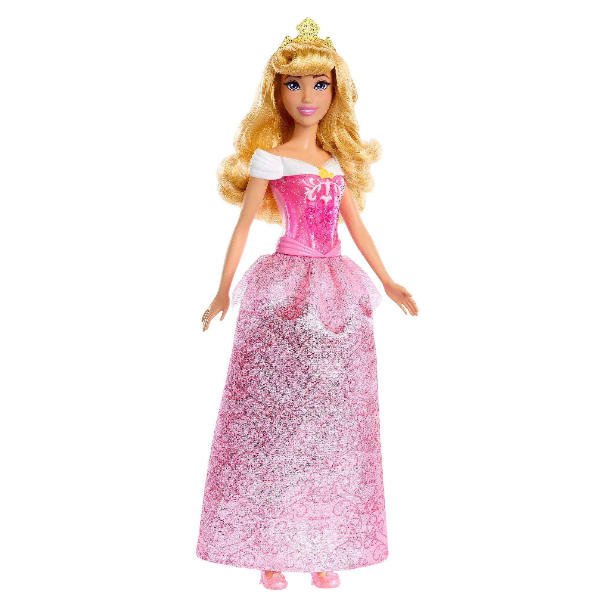 Disney Princess Aurora Posable Fashion Doll with Sparkling Clothing and Accessories for Kids Ages 3 