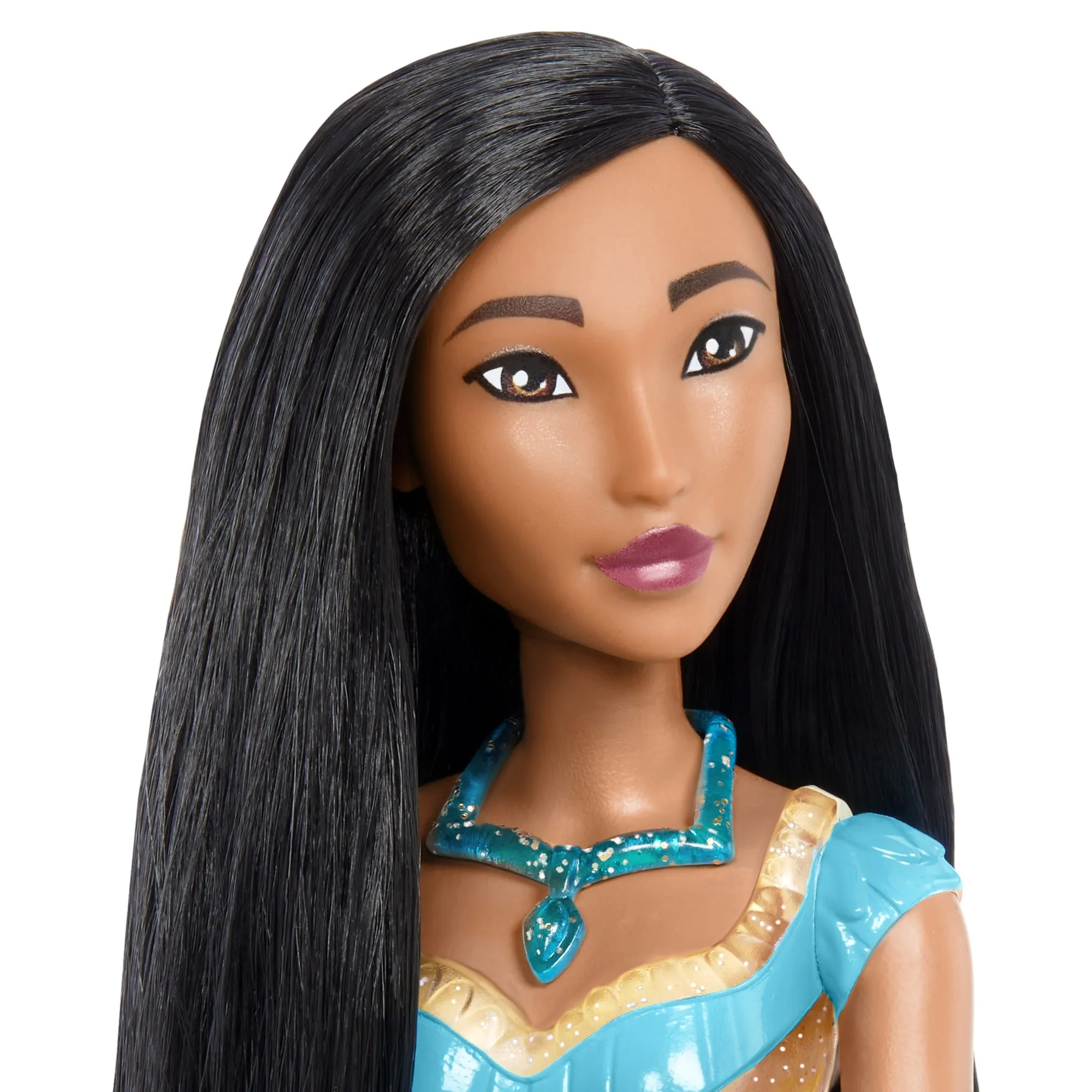 Disney Princess Pocahontas Posable Fashion Doll with Sparkling Clothing and Accessories for Kids Ages 3 