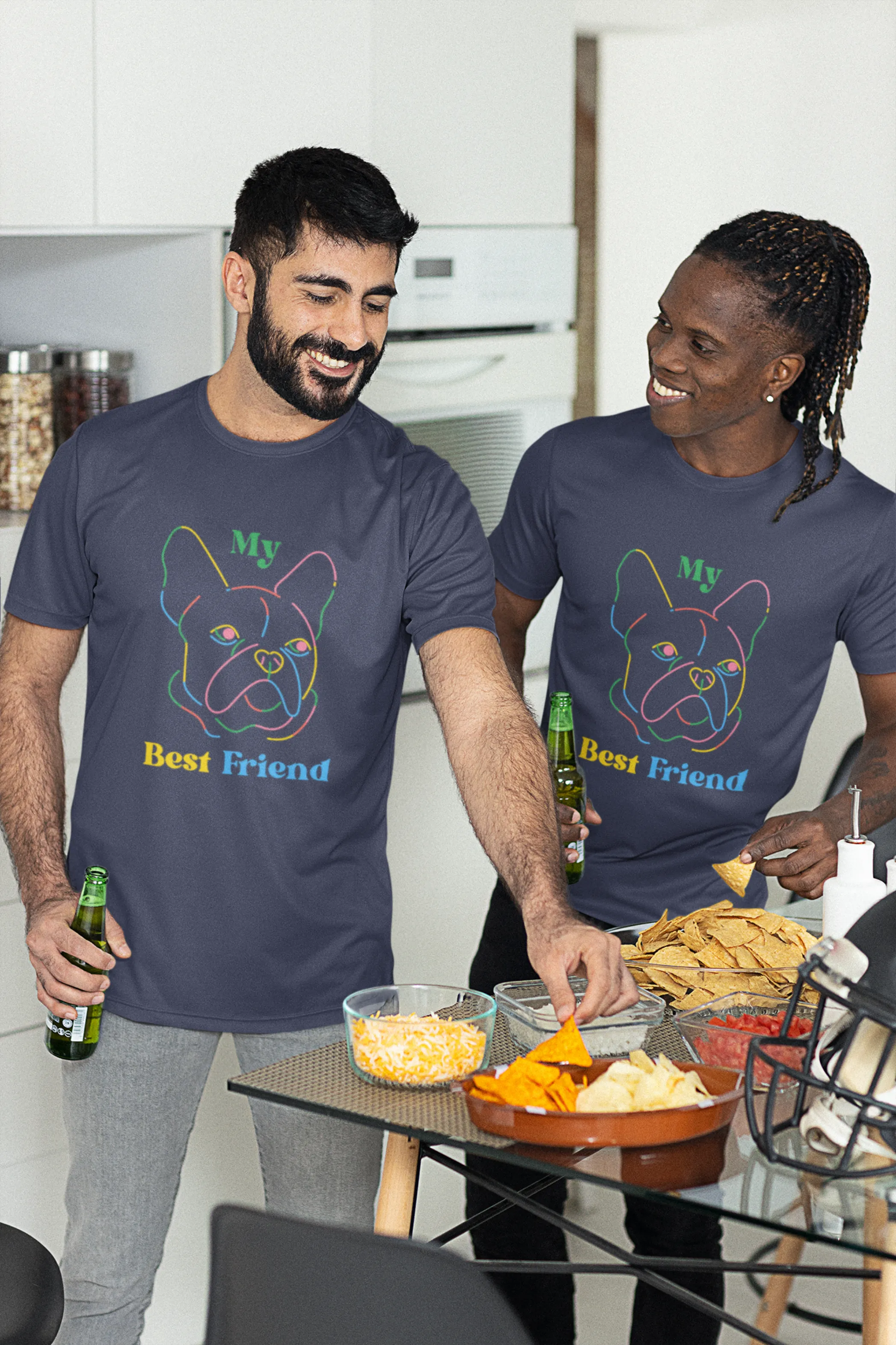 Faithful Friends Printed T-shirt for men