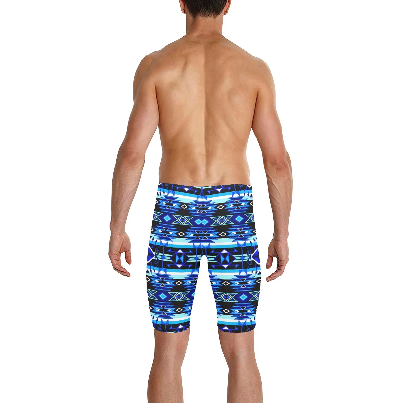 Force of Nature Winter Night Men's Knee Length Swimming Trunks