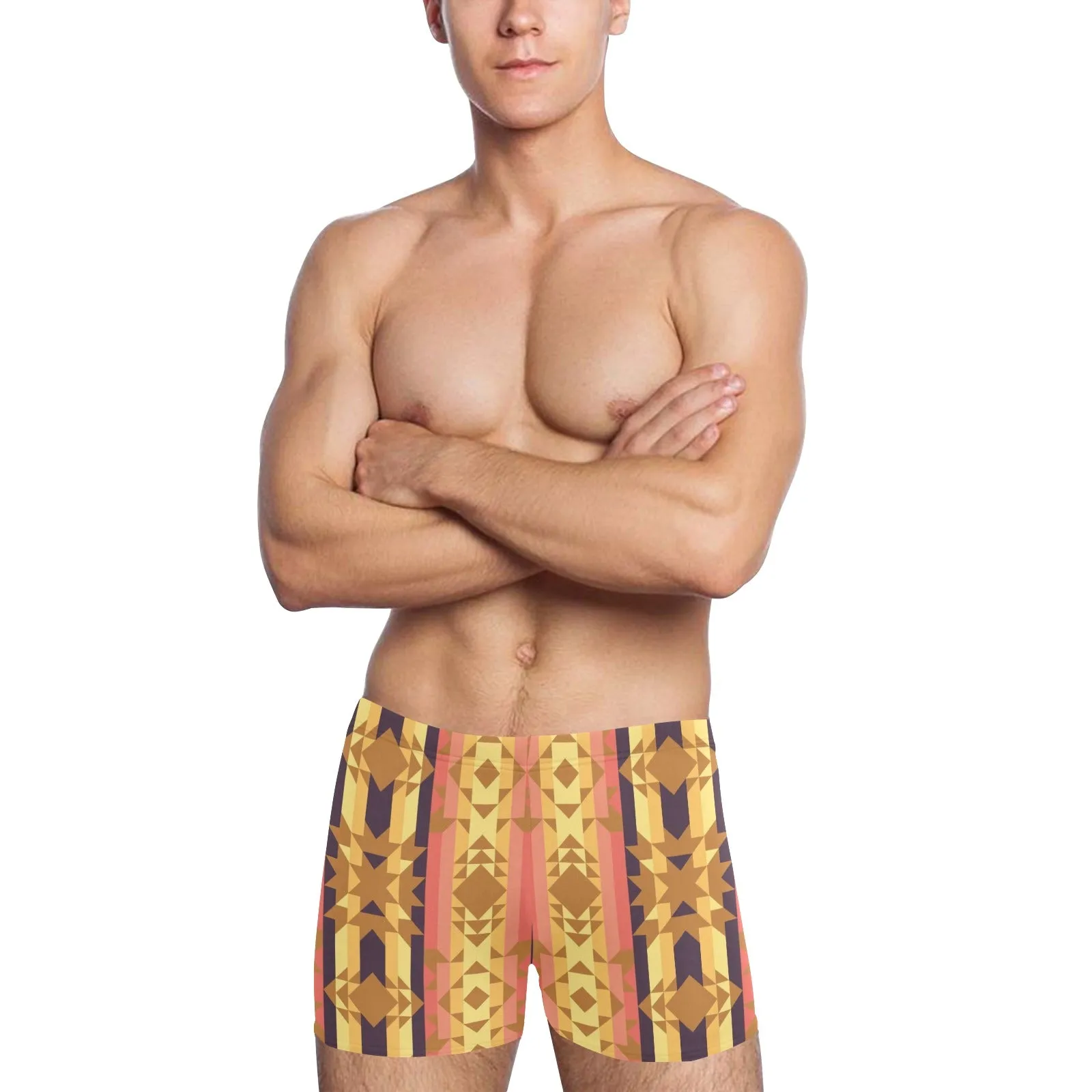 Infinite Sunset Men's Swimming Trunks