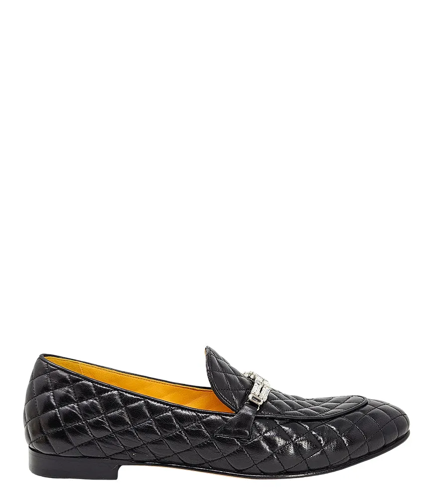 Madison Maison™  Black Quilted Flat Loafer