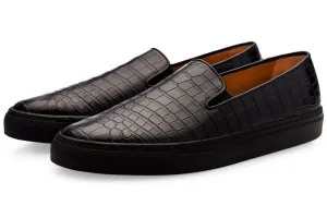 MAXIME CROCODILE BLACK SKATE