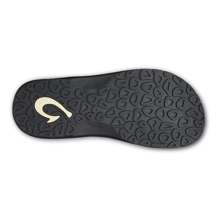 OLUKAI OHANA MEN BLACK DARK SHADOW