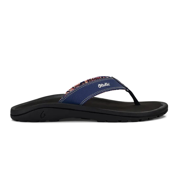 Olukai Ohana Sandal-Navy/Onyx