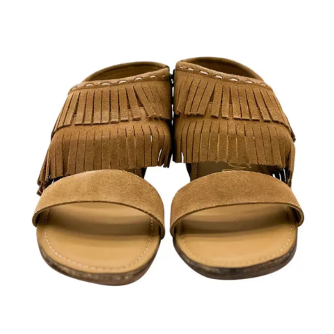 Online Exclusive | Fringe Star Sandal in Tan