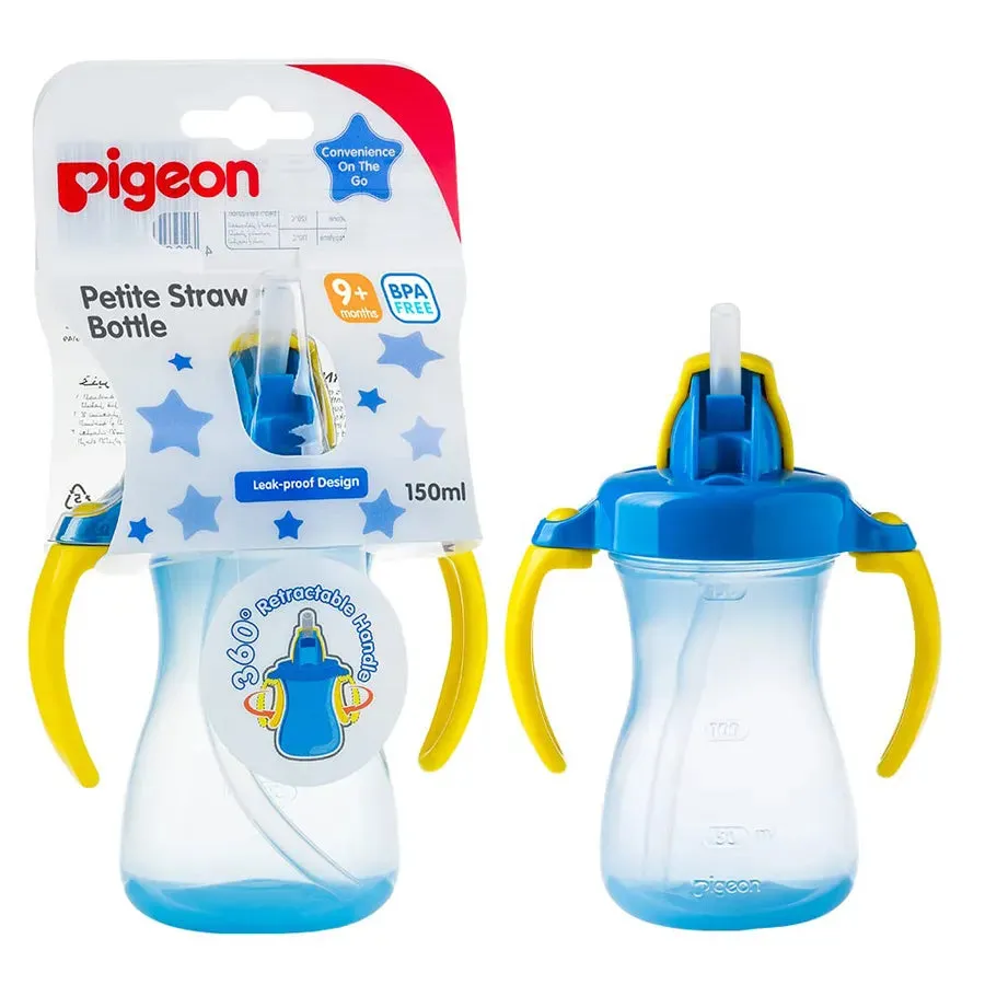 Pigeon Petite Straw Bottle 150ML, Hanging Type (Blue)