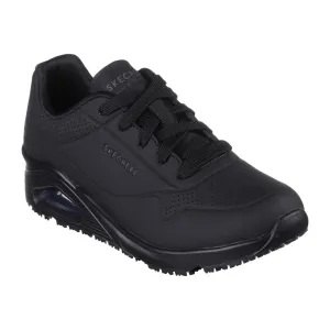 Skechers Work Womens Uno Slip Resistant Trainers Black 37 - BA004-4