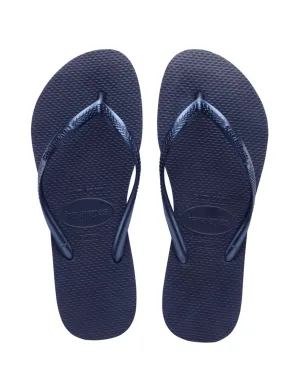 Slim Sandal, Navy Blue