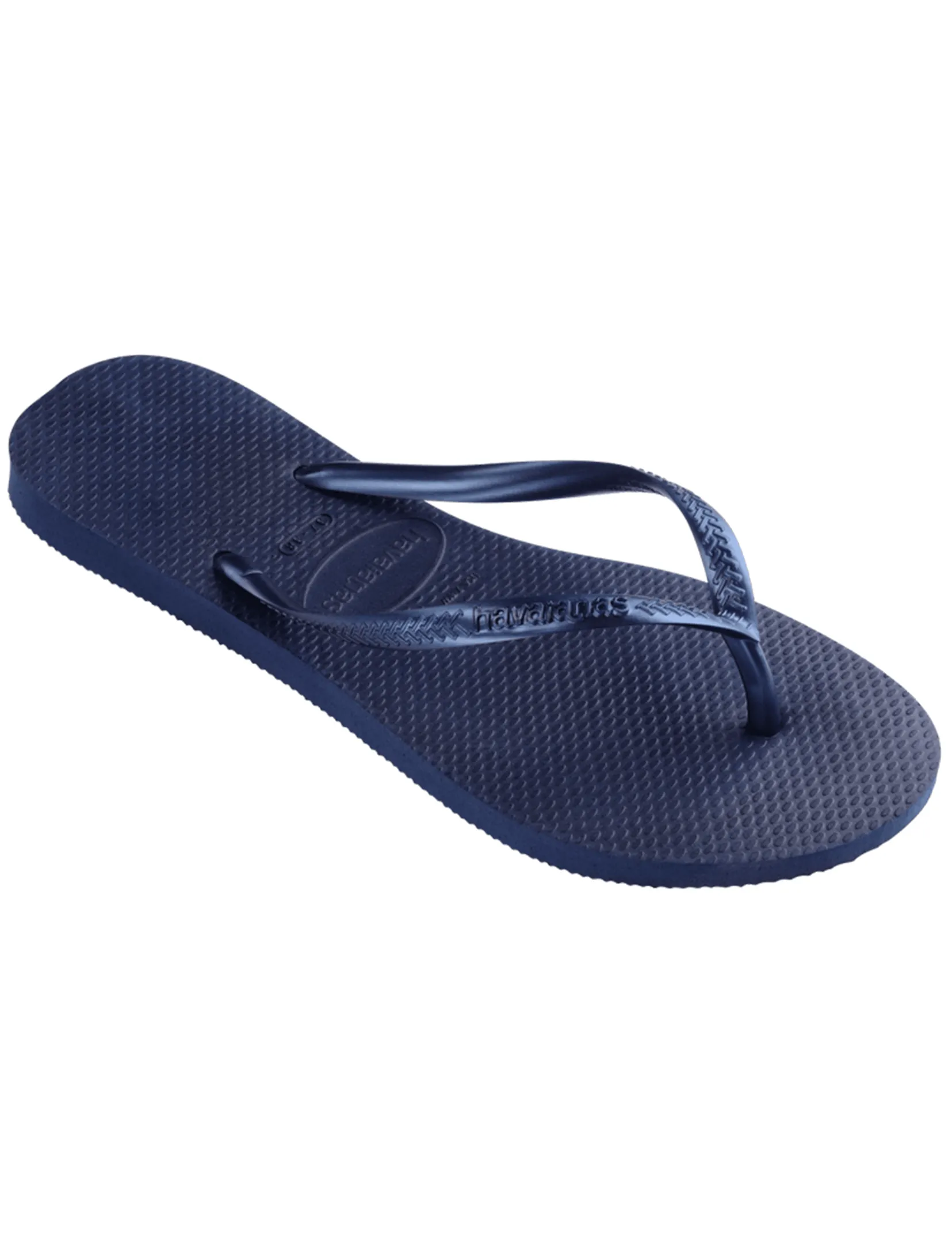 Slim Sandal, Navy Blue