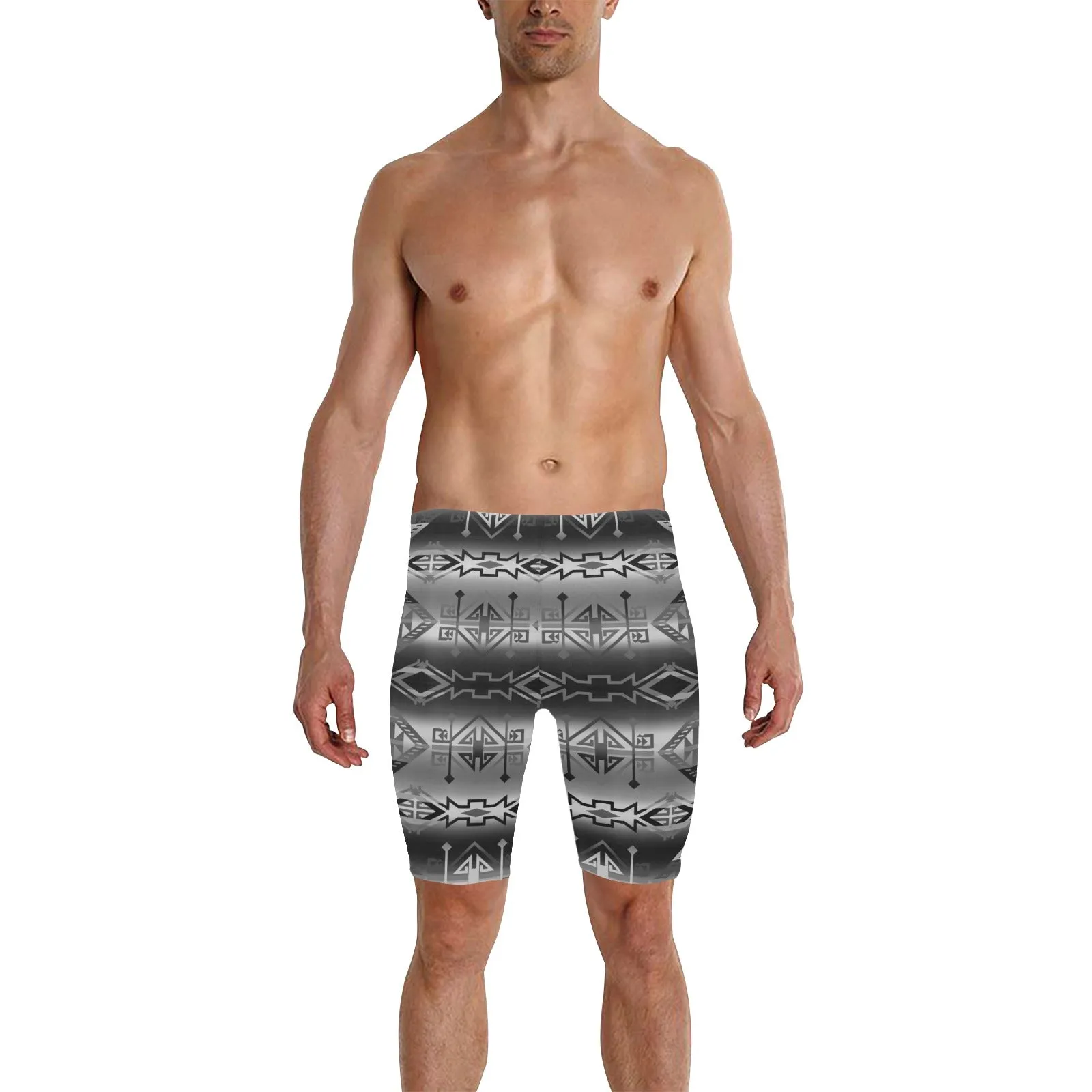 Trade Route Cave Men's Knee Length Swimming Trunks