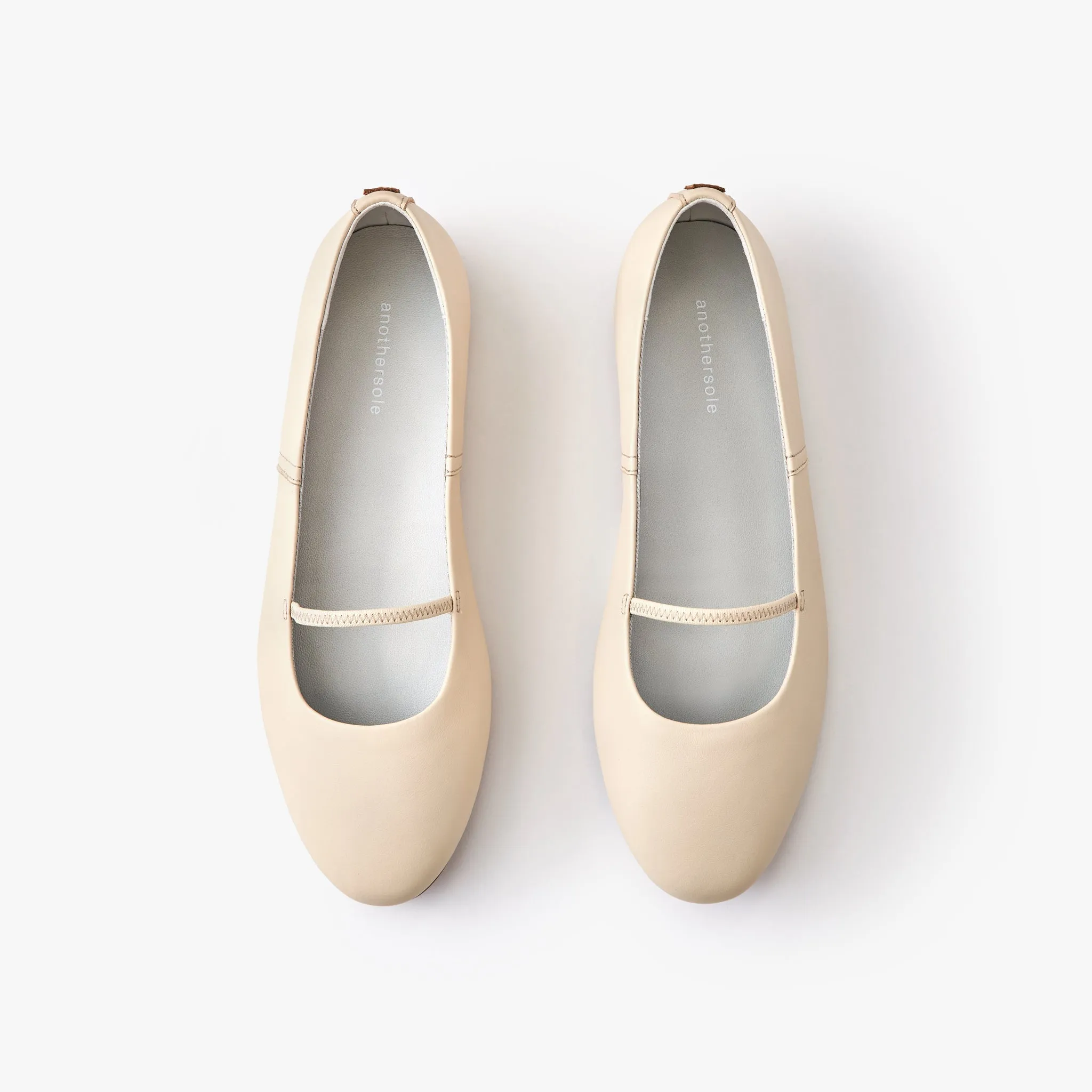 Travel Flats - Ivory