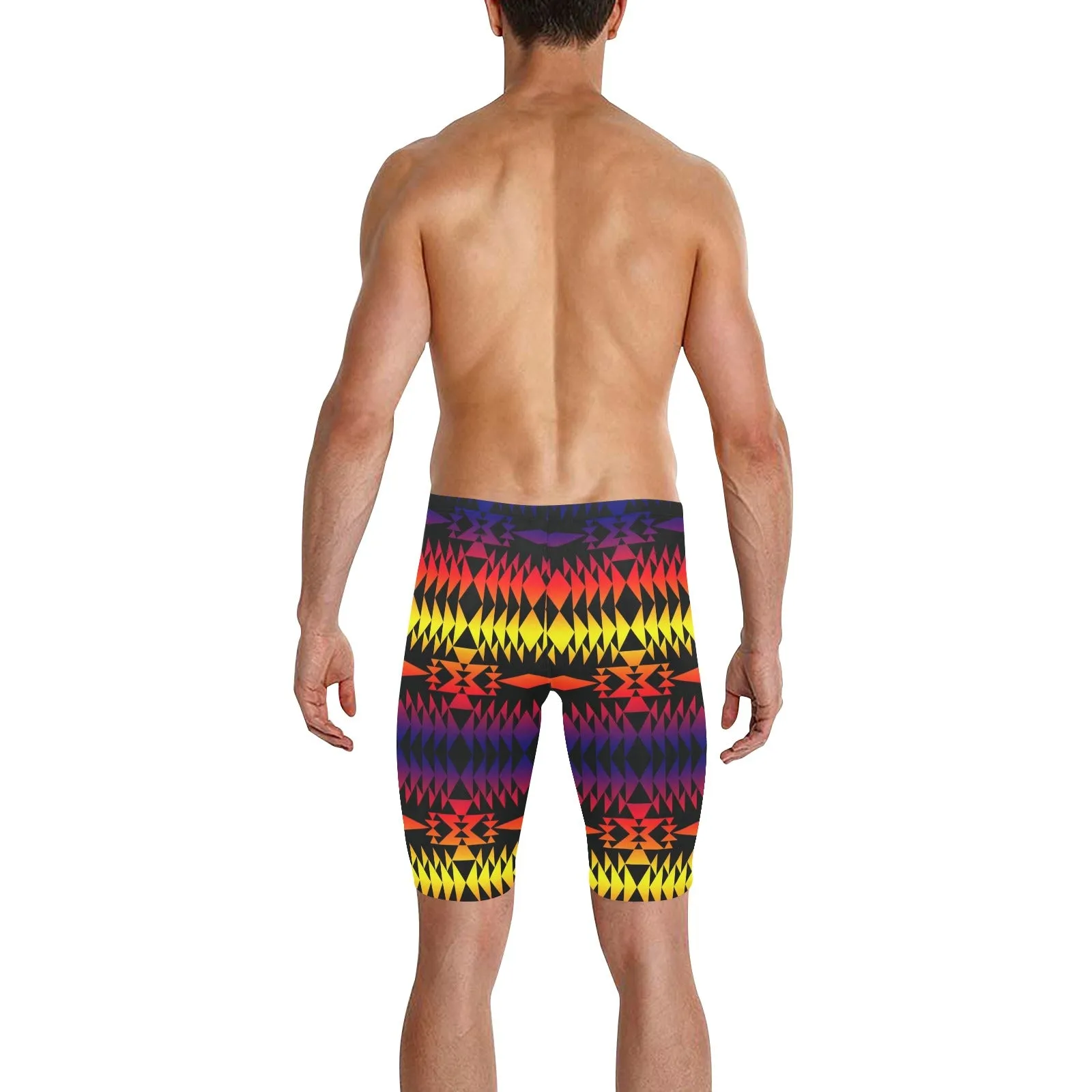 Two Worlds Apart Men's Knee Length Swimming Trunks