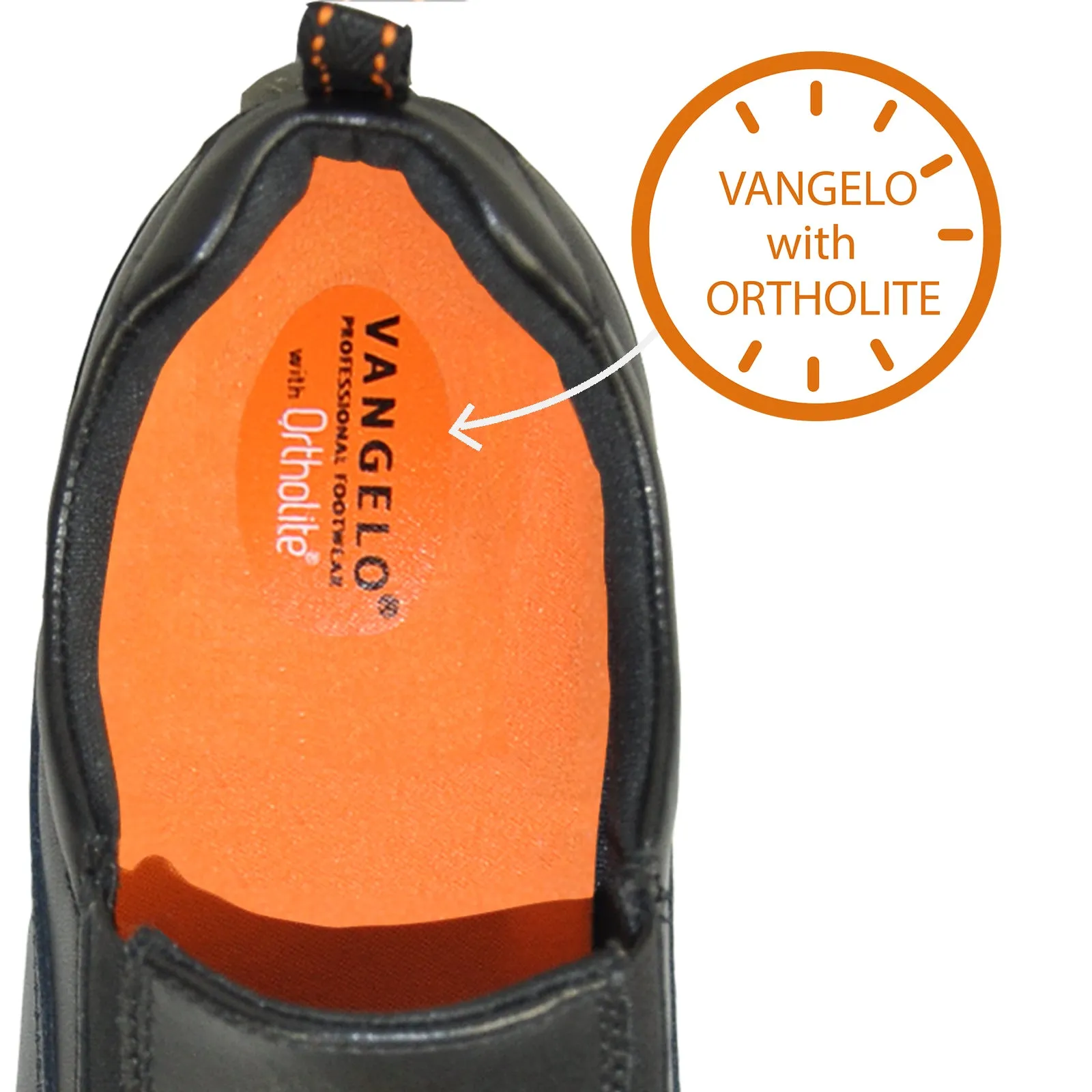 VANGELO Women Slip Resistant Shoe AVA-3 Black